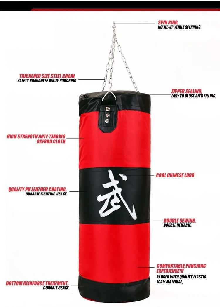 2021 High Quality 100cm Boxing Sandbags Striking Drop