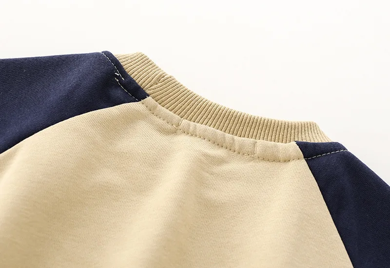 
2019 autumn new boy sweater children wear cotton shirt children wash soft round neck collar clothes 