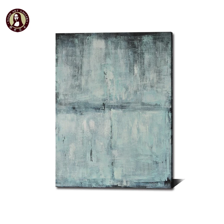 Modern Handmade Bathroom Canvas Wall Art Decoration Acrylic Colorful Abstract Painting