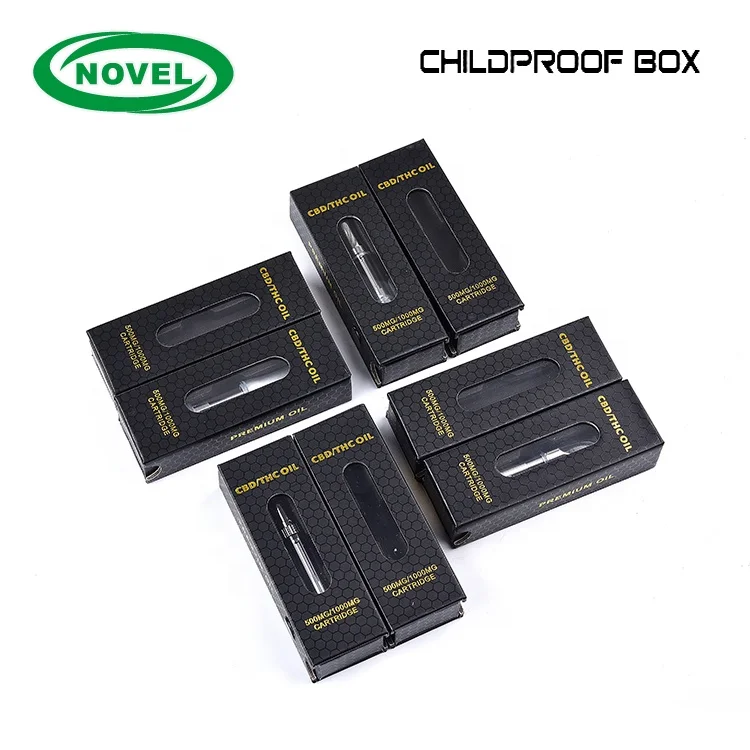 
wholesale custom empty cartridge packing paper box 510 vape cartrige packaging 