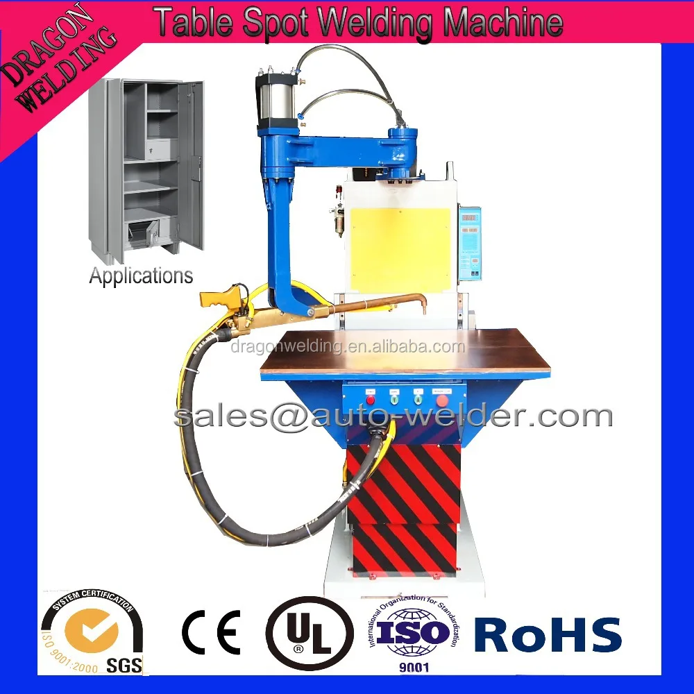 DNT-100K Rocker Arm galvanized Plate Table Spot Welding Machine