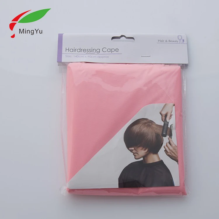 
2019 Hot Sales Barber Apron Disposable Custom Printed Cutting Cape Hair Salon 