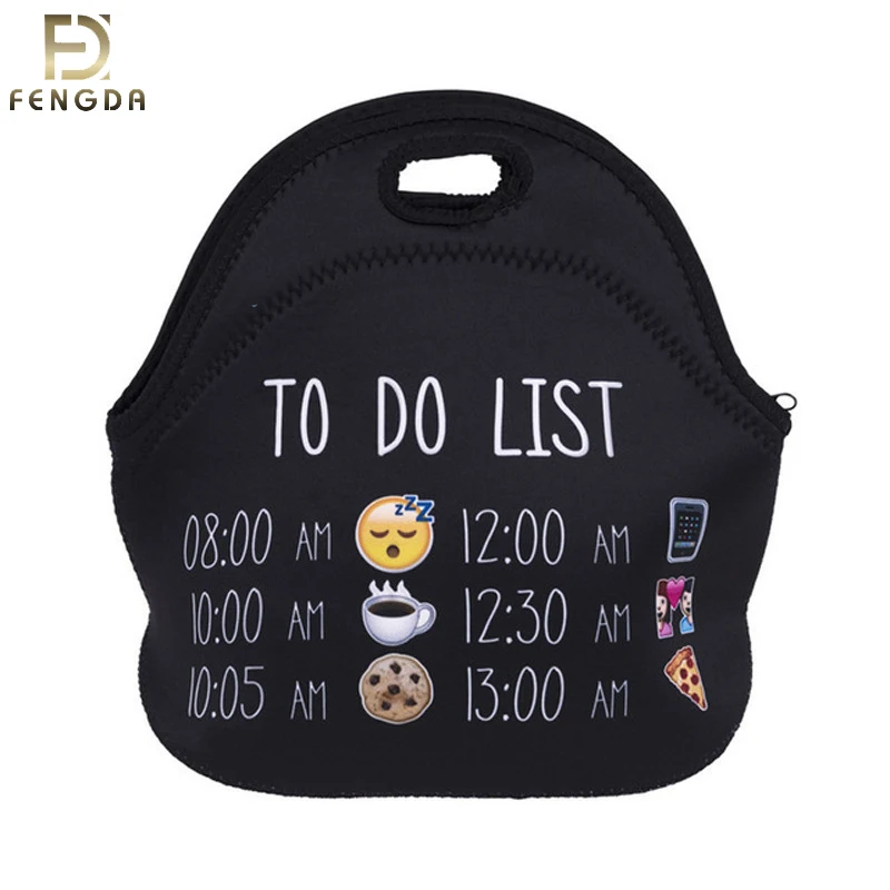 Top selling Personality reusable light weight sublimation lunch bag