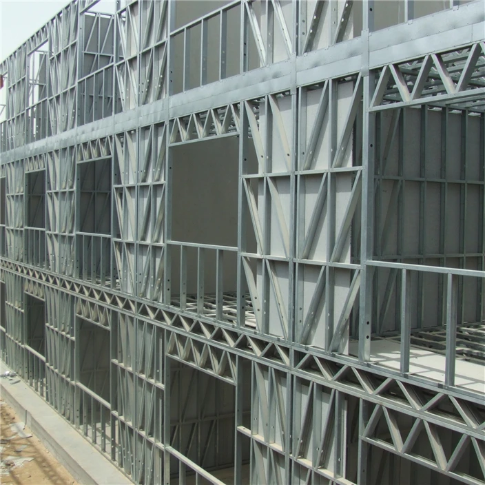 Light Steel Structure frame  car garage shed truecore zincalume AZ 150 Z275 steel light gauge prefab metal house