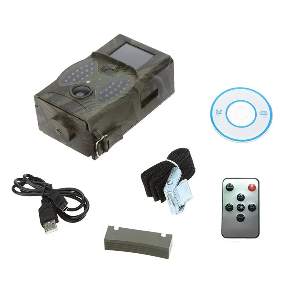  HC300A 1080p HD разведывающая инфракрасная цифровая охотничья фотоловушка с ночным