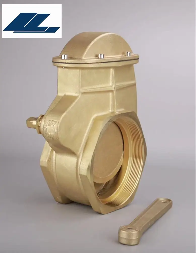 
Fast open brass gate valve 