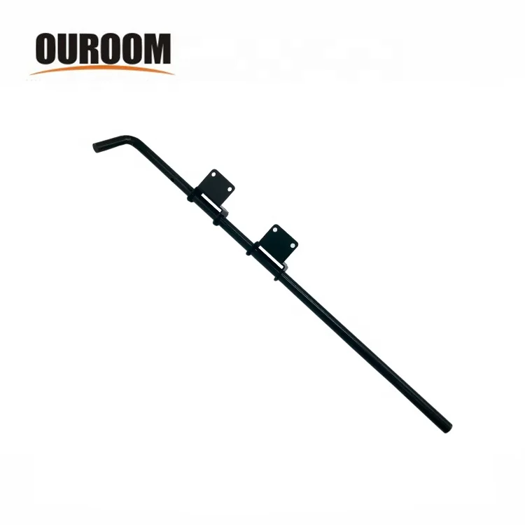 Black Heavy Duty Cane Door Drop Bolt Latch Gate Lock Fence Door Bolt Door