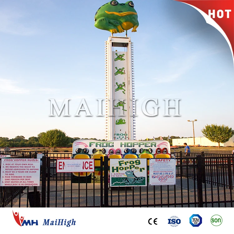 Hot sale amusement park rides 6 seats frog jumping hopper jumping rides