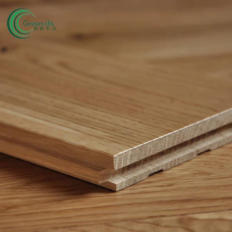 factory wholesale hardwood floor board European oak smooth/brushed natural solid wood floor Foshan/Shanghai