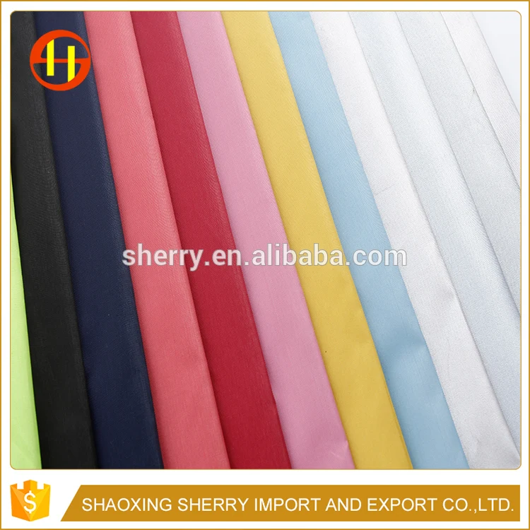 2022 new design 100% Polyester pu coated lining jacket Taffeta fabric for dress