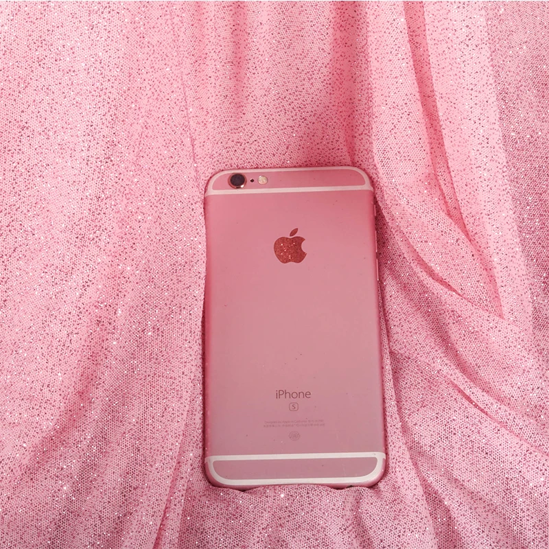 95% nylon 5% spandex pink mesh glitter fabric for garment clothing dress clothing textile custom elastic