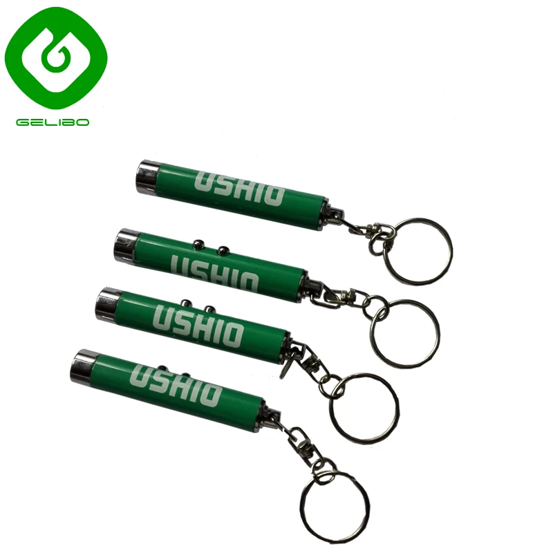 Hot sale 2 in 1 LED Flashlight keychain with Laser Pointer