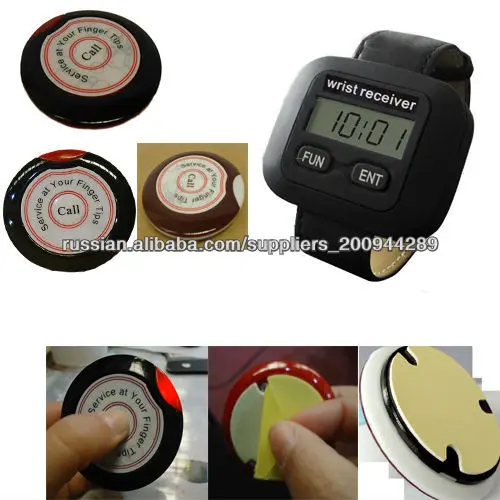 электронного оборудования официанта зуммер вызова пейджера Wireless Call Bell System