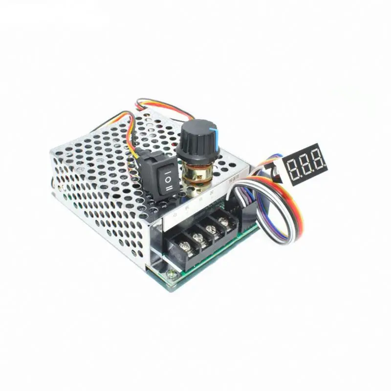 DC 10V-55V 12V 24V 36V 48V 60A PWM DC Governor Brush Motor Speed Control Controller Forward Reverse Reversible Digital display
