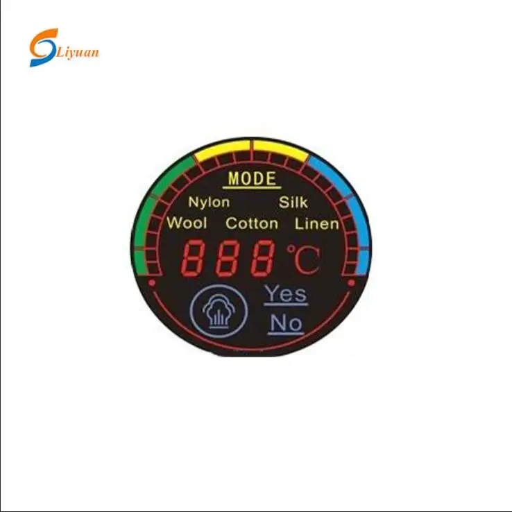 3 inch round lcd segment oem lcd display