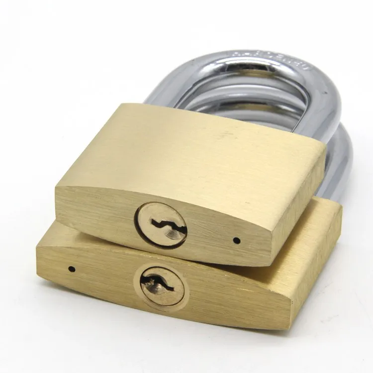 
gladiator high quality heavy brass cylinder doble cierre brass padlock 