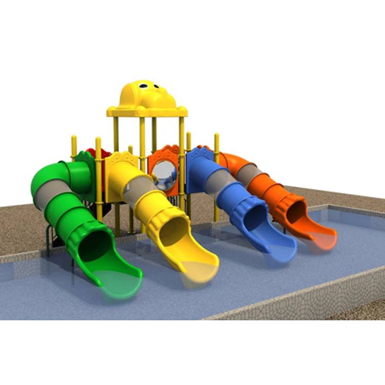 Factory price commercial plastic swimming  pool  water park plastic slides play equipment for sale