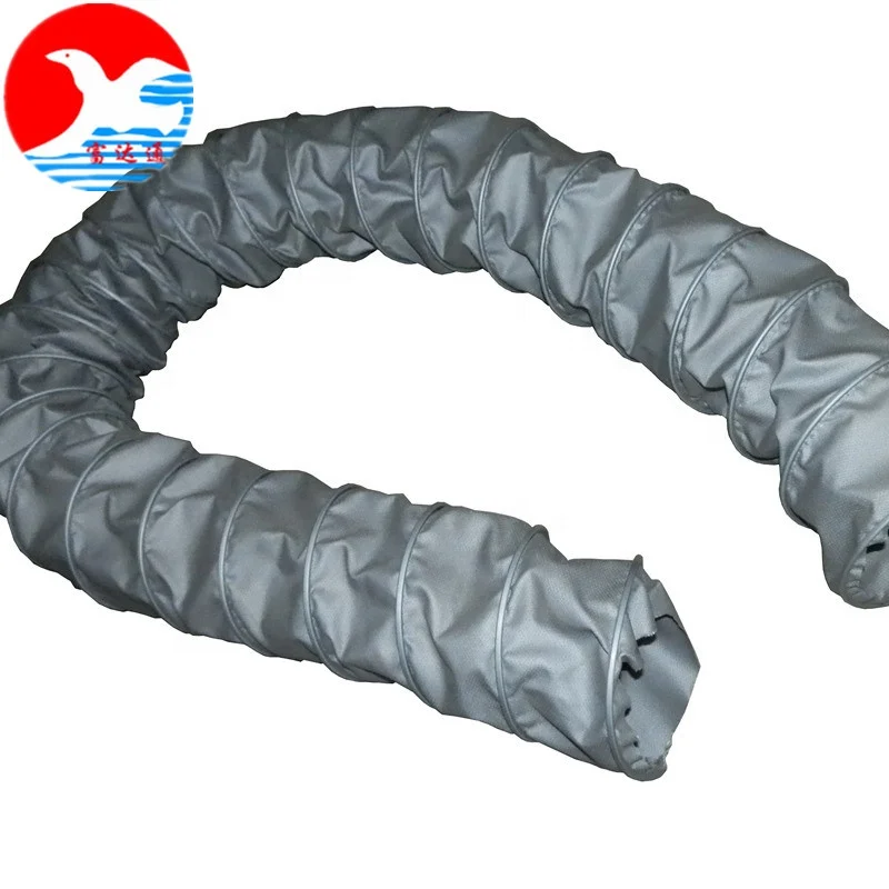 Прочный высокотемпературный канал из серого нейлона