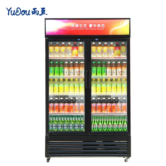 Cooler For Beverage Display  Commercial Upright Fridge Cooler For Beverage Display