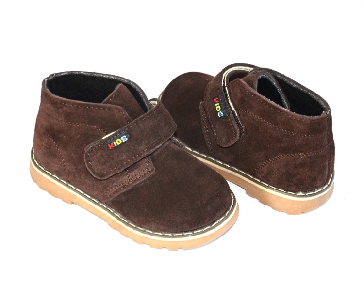 suede leather chuck chukka kid toddler ankle boots children footwear for autumn