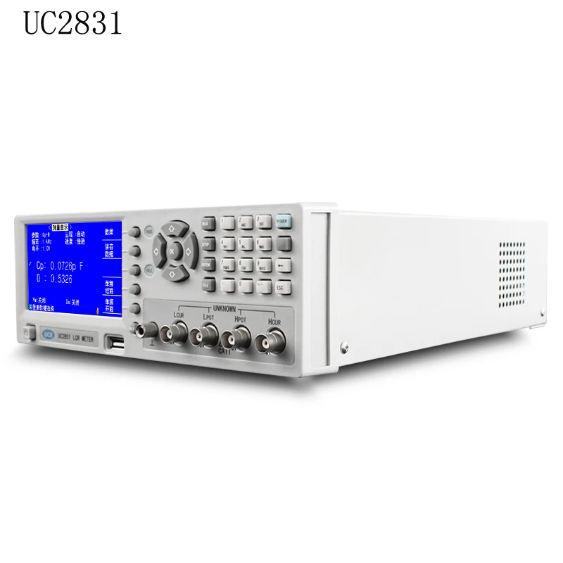 Высокоточный Электрический измерительный прибор LCR с чипом UC2831 10 кГц настольный цифровой мост тестер