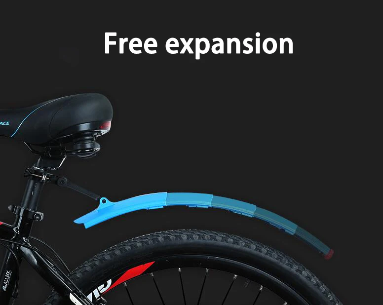 Лидер продаж, велосипедные аксессуары, брызговик для горного велосипеда, передний цветной велосипедный брызговик с подсветкой