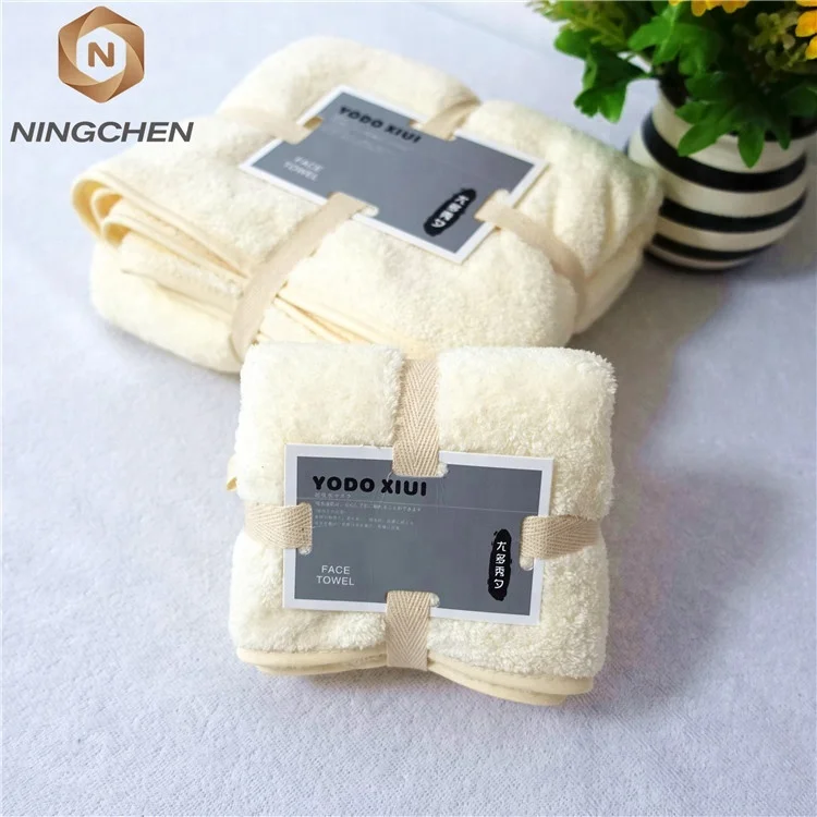 
hot selling 2018 China Coral fleece towel set 35*75 70*140 Beautiful design coral fleece terry towel set 