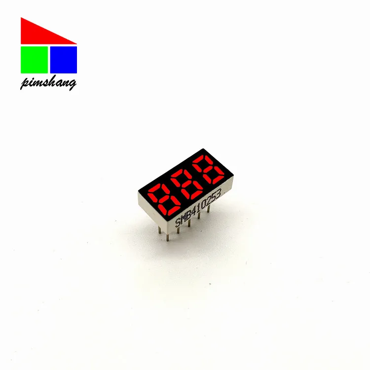 
0.25 Inch 3 Digit 7 Segment Led Display For Apparatus And Instrument 