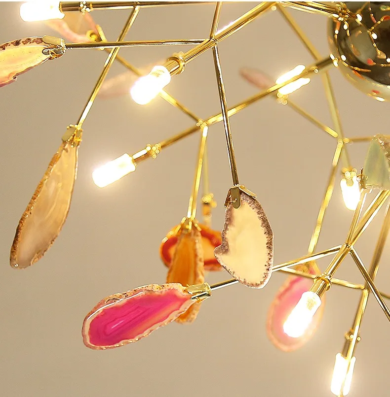 Factory direct customizable postmodern creative personality original living room bedroom commercial LED chandelier