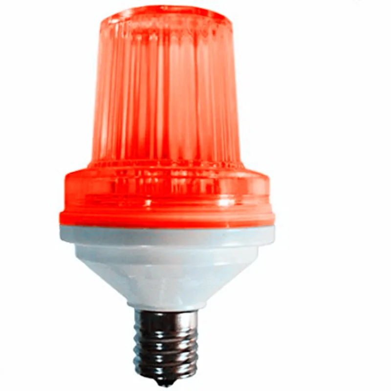 Уличное рождественское праздничное освещение 4 Вт E17 C9 базовый стробоскоп мигающий свет Светодиодные мерцающие лампы