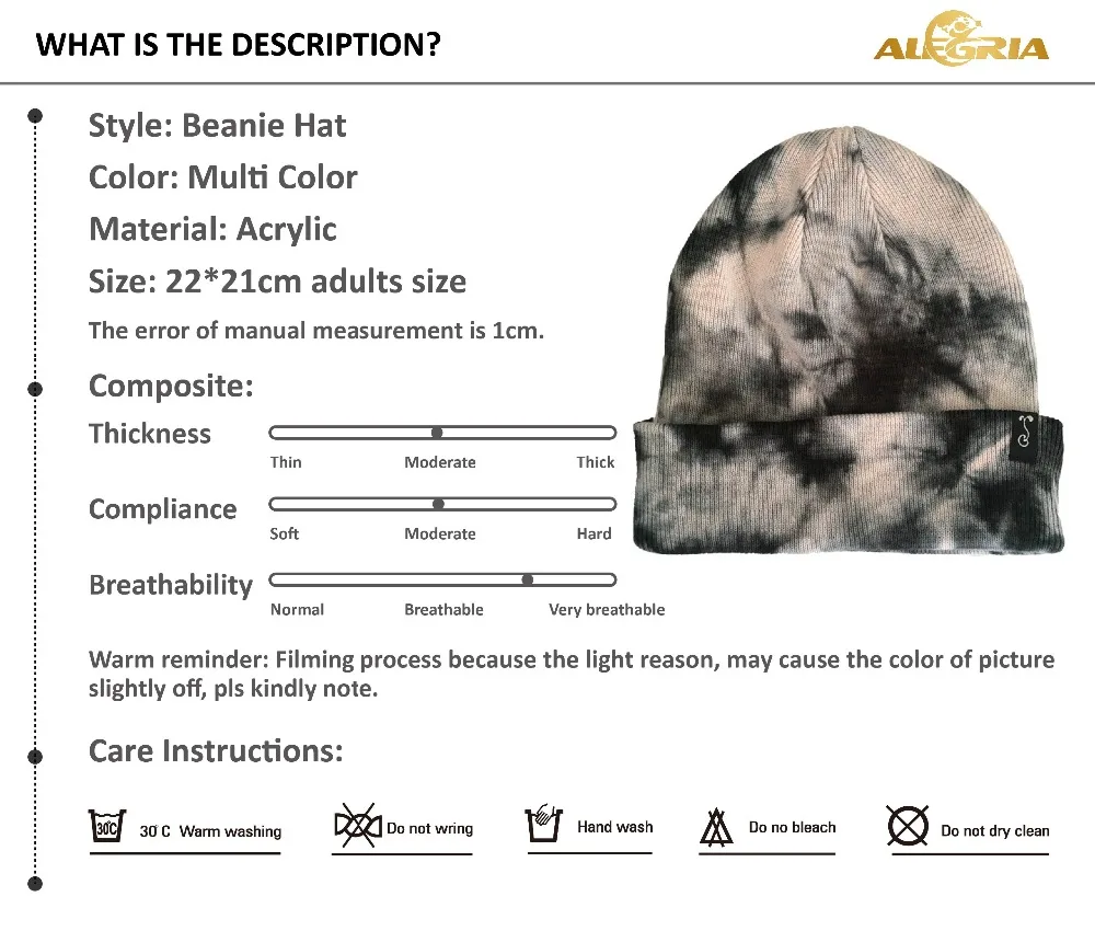 Fabric Custom Sublimated Tie Dye Knitted Beanie Hat, Custom Sublimation Tie Dye Beanie