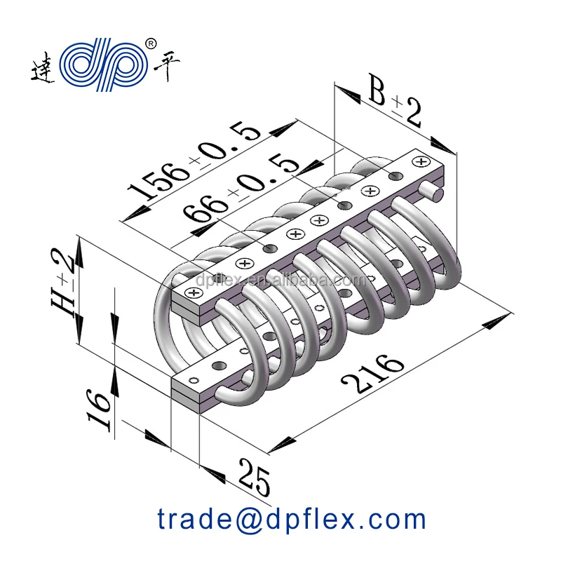 DPFLEX GGT SERIES VIBRATION ISOLATOR  FOR SHOCK & VIBRATION CONTROL IN MOBILE APPLICATION FOR DEFENCE