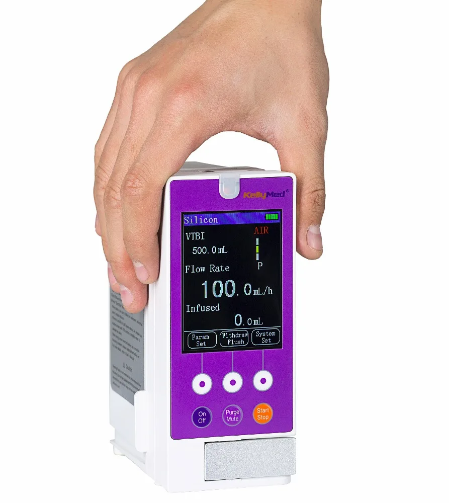 
Compact small Enteral Feeding Pump with fluild warmer medical feeding pump nutrition pump purple with CE mark 