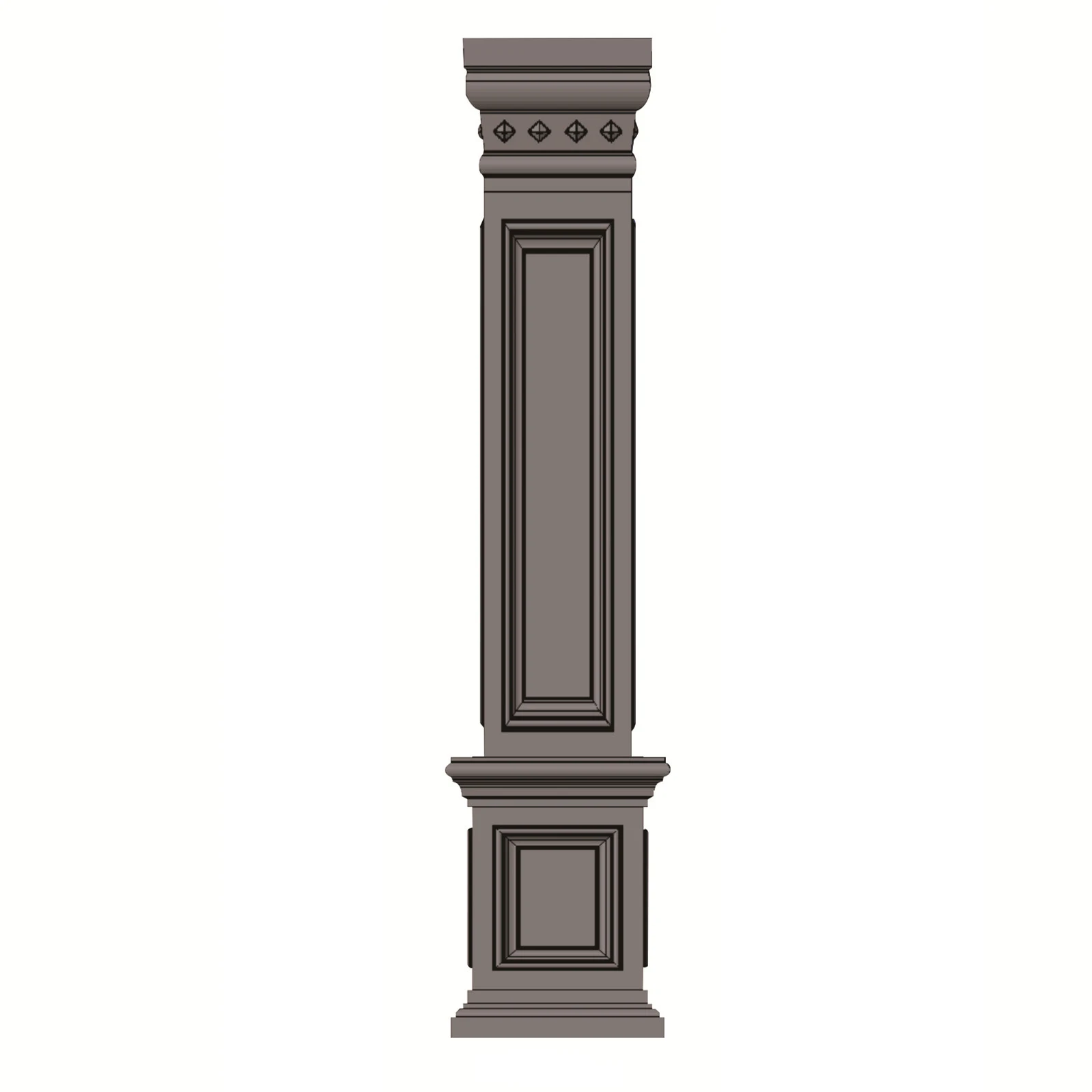 Factory price  40cm x 370cm square roman pillars column concrete molds
