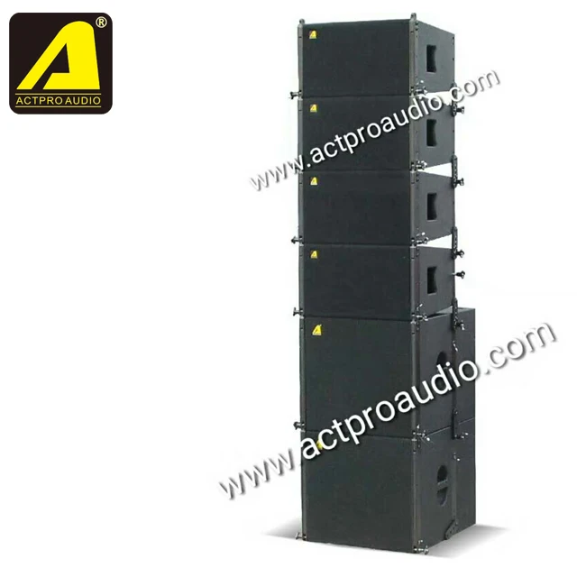 VERA10 1.75'*2+10'*1 components neodymium speakers compact line array system ACTPRO  professional audio sound loudspeakers