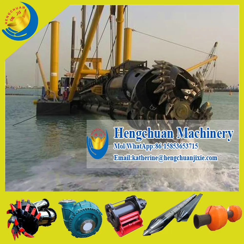 
China Low Price Cutter Suction River Sand Dredger / Sea Dredgeing Machine for Sale 
