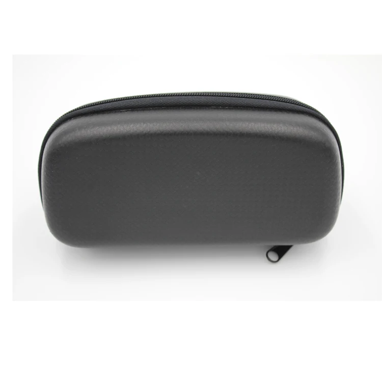 High-end empty custom hard pu eyeglasses sunglasses case with zipper