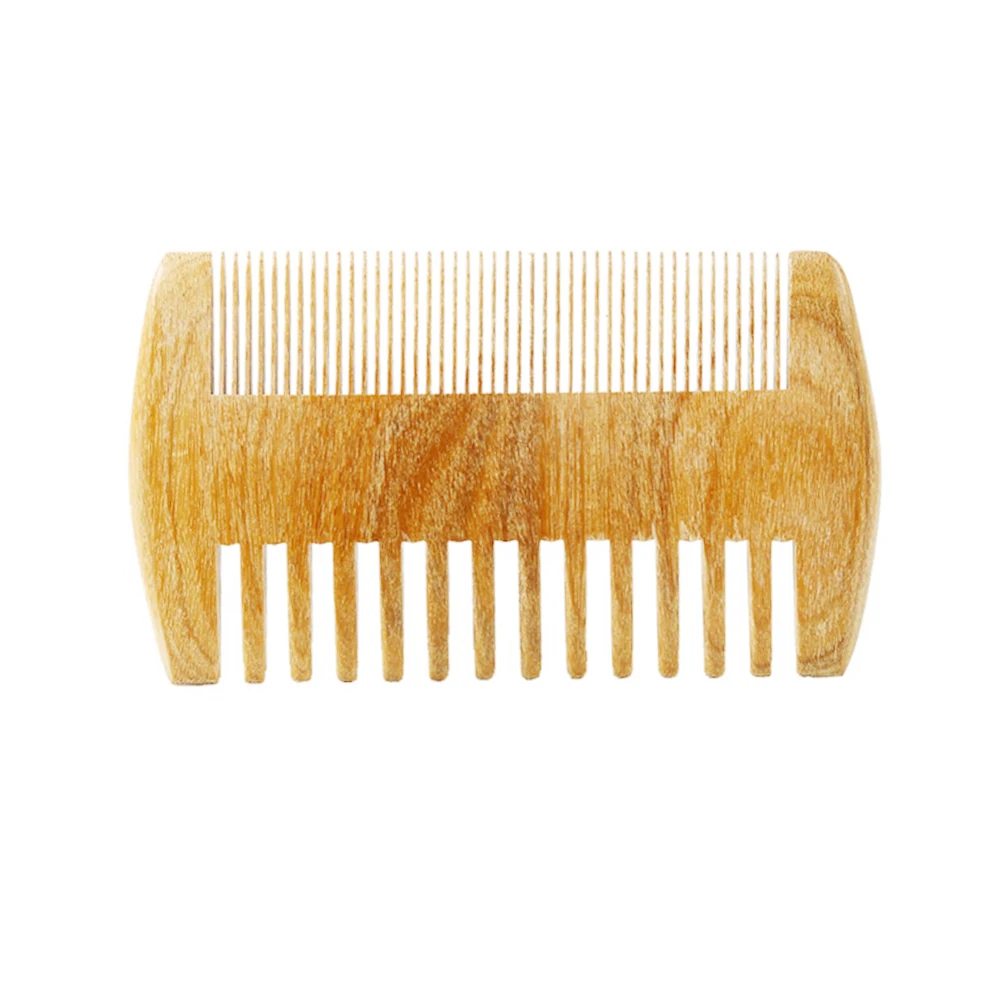 Частная торговая марка, оптовая продажа, Высококачественная натуральная деревянная расческа для бороды