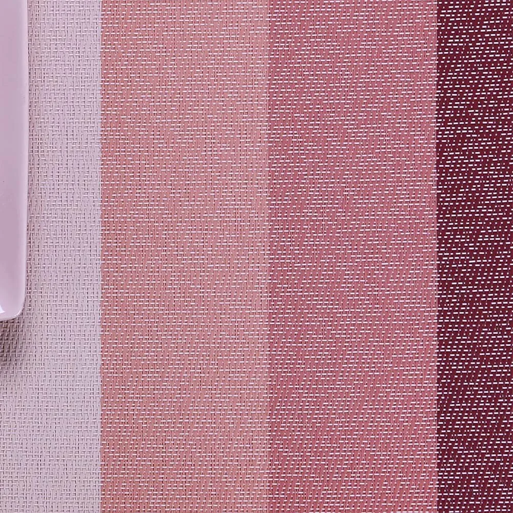 Reach passed best price wholesale kitchen hot food custom chinese plastic pvc vinyl woven fabric placemat table plate mat place