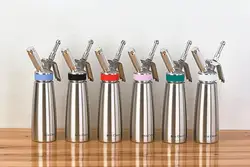 Amazon Hot Professional 1 Pint Professional Coffee Dessert Cream Butter Aluminum Whipped Cream Dispenser