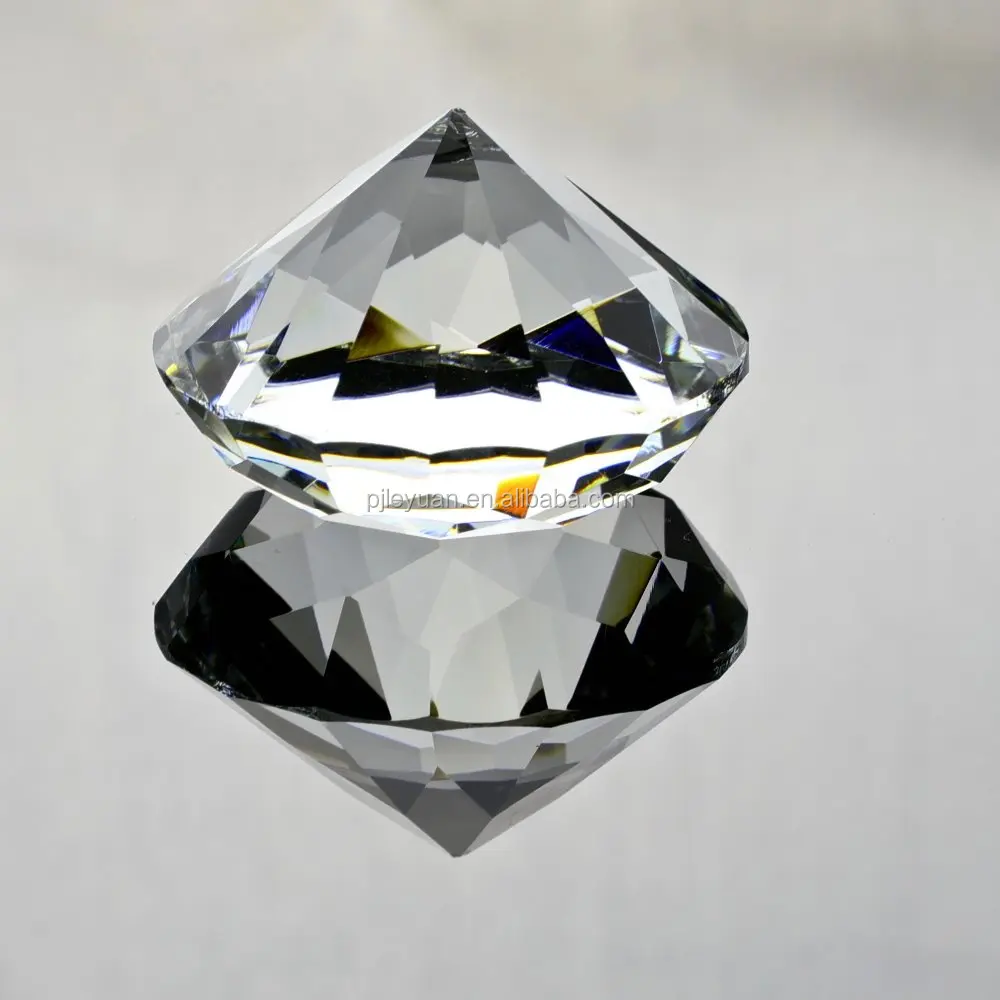 
Wholesale wedding gift paperweight crystal glass diamond 