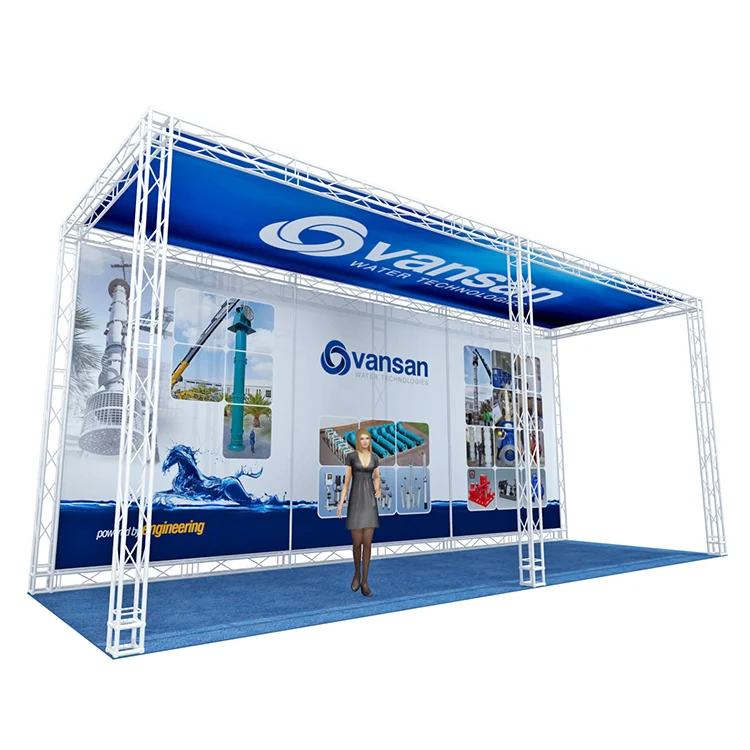 Detian Offer 10x20ft aluminium truss outdoor exhibition stand for trade show