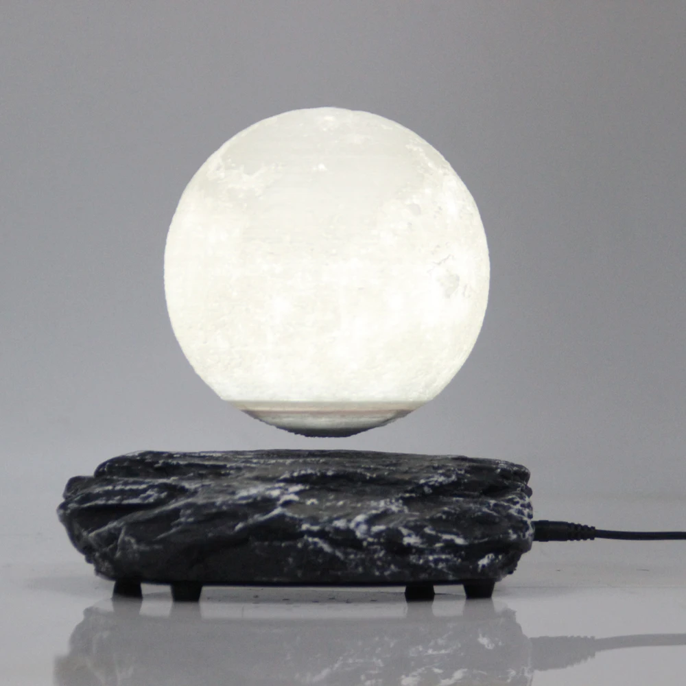 
HCNT левитации 3D печать лунного света метеорита база плавающей 6 дюймов беспроводной луна лампа  (60776768224)