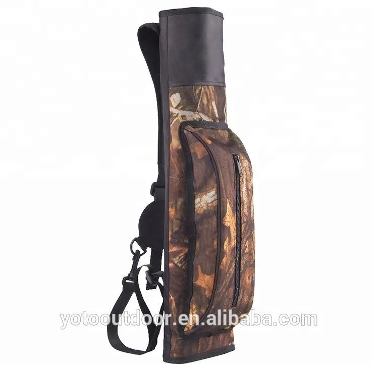 Outdoor Adventure Camouflage Oxford Archery Hunting Backpack Arrow Bag Quiver for Camping Hiking
