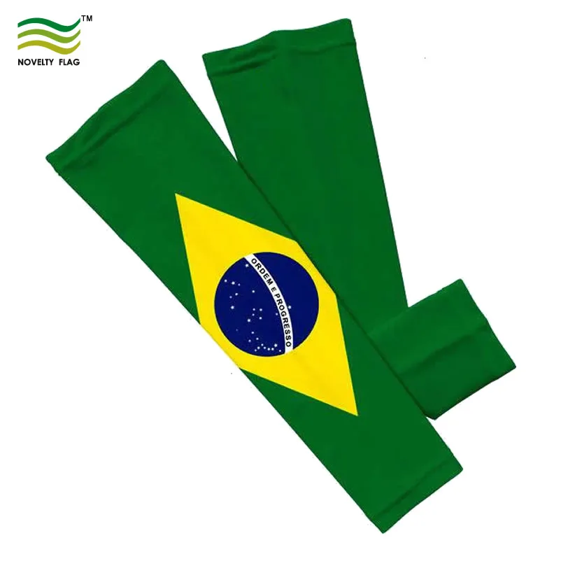 Custom Logo Spandex Arm Covers Breathable Skin-friendly Cycling Arm Sleeves