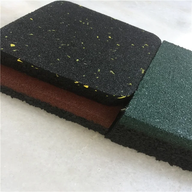 Черные, красные, зеленые, синие резиновые напольные коврики flecks EPDM для спортзала