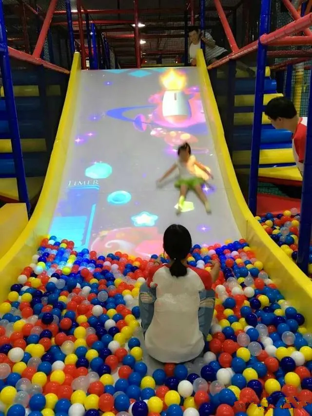 newest wholesale interactive projection games high quality kids indoor slide for kids center