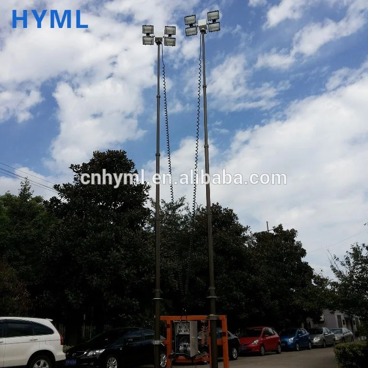 telescopic mast light/telescopic light tower