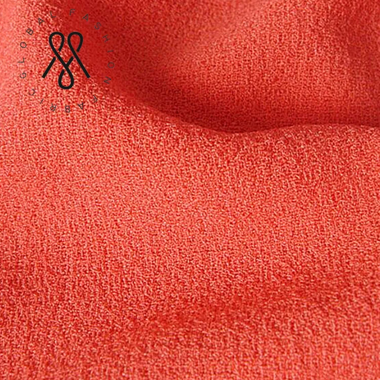 Мягкая Плотная ткань оптовая 100 полиэстер мох креп