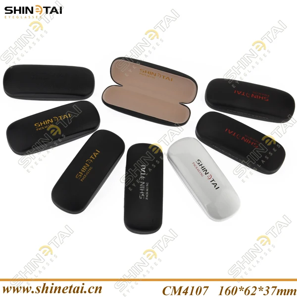 Custom Printing Metal Glasses Case Branded Metal Eyewear Box Hard Optical Eyewear Case